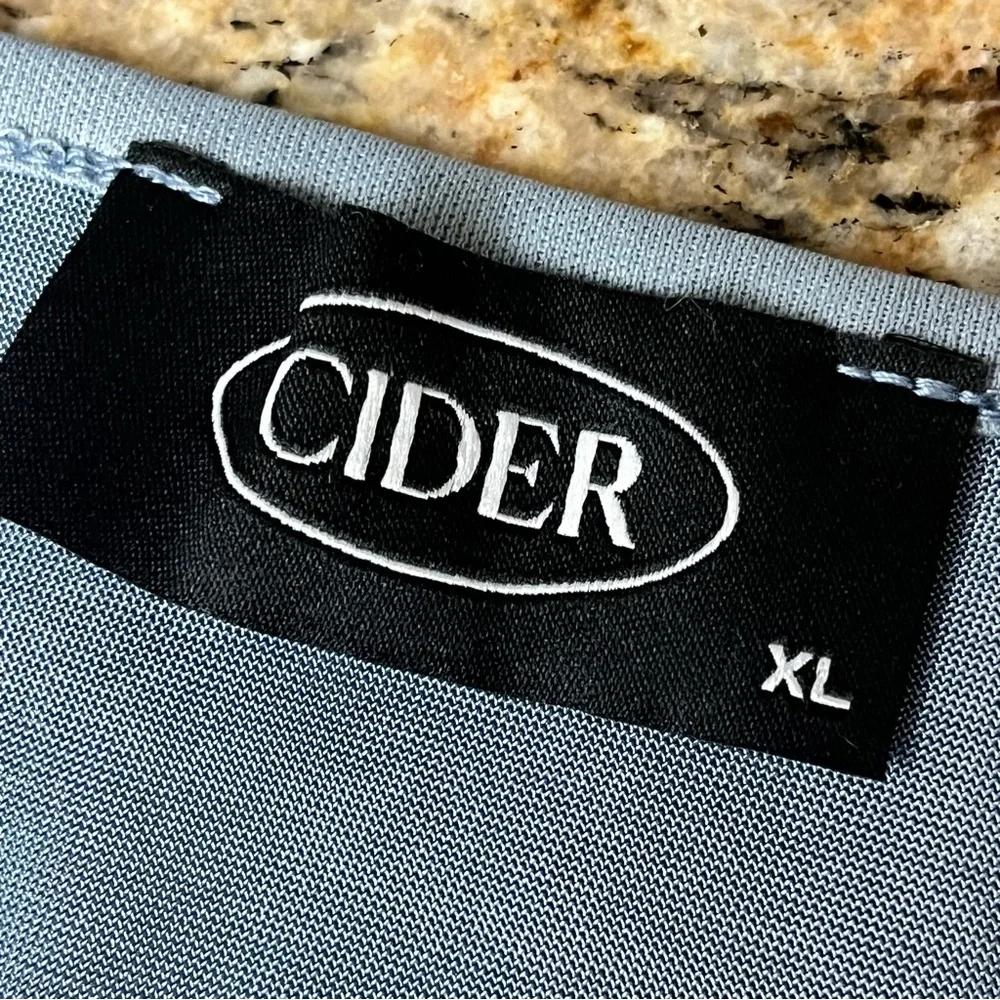 Cider Blue Lace Trim Cropped Camisole Top Velvet Floral Grunge Punk Moto XL - Picture 6 of 8